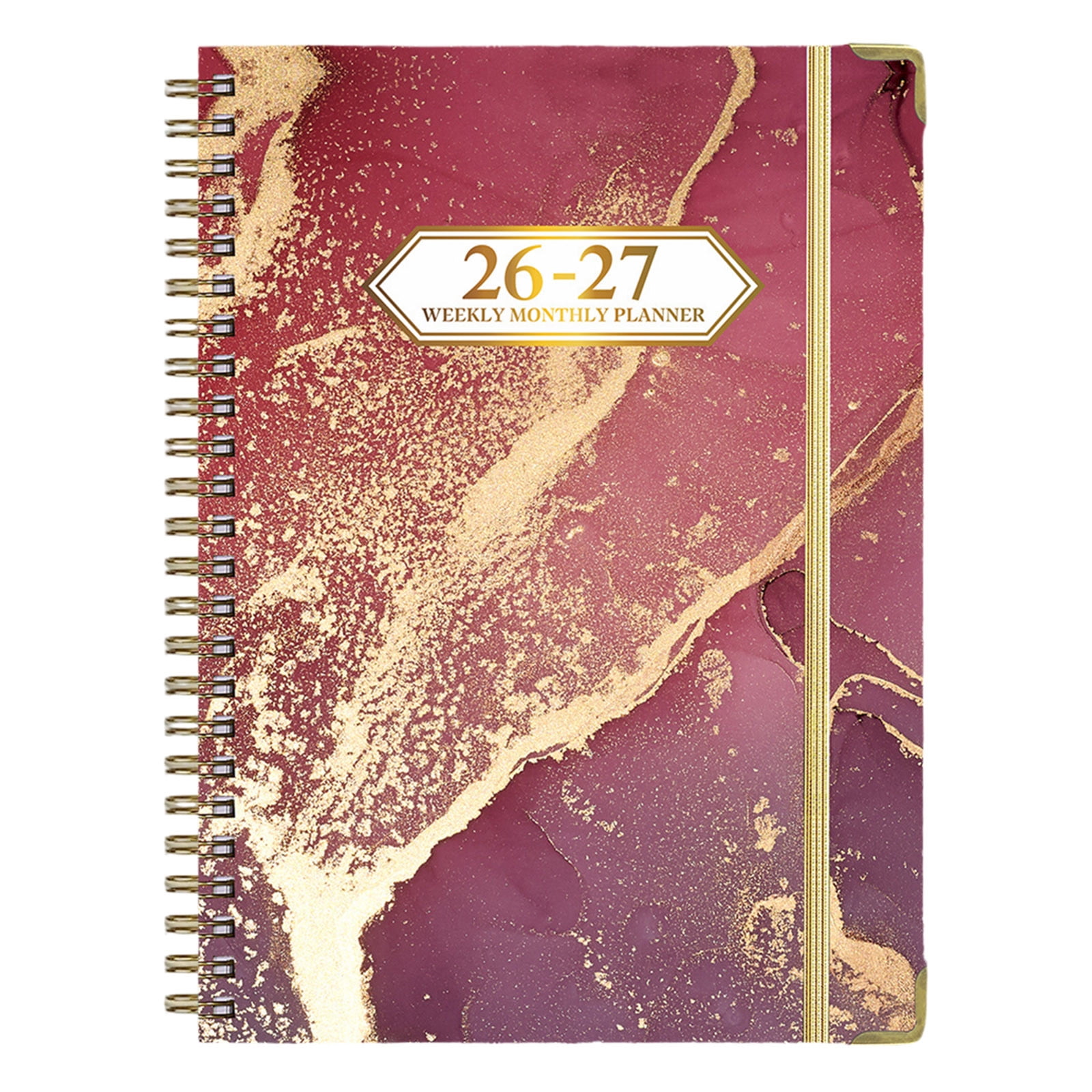 July 2026 - June 2027 Academic Planner, A5 Spiral Bound Youngster Organizer for Campus and Work, 12-Month Dated Schedule Book with Weekly Layouts, Perfect for College and Goal Tracking