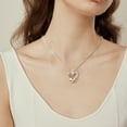thumbnail image 2 of APSVO Birthday Christmas Jewelry Gifts for Mom Mother Stocking Stuffers MAMA 925 Silver Plated Love Heart Necklace CZ Hypoallergenic Pendant Chain, 2 of 5