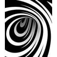 thumbnail image 2 of Abstract Black and White Wall Mural by Wallmonkeys Peel and Stick Graphic (48 in H x 40 in W) WM205900, 2 of 4