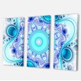 thumbnail image 3 of Design Art - Turquoise Wavy Curves and Circles, 3 of 3