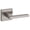 Silver, variant on Kwikset 968HFLSQT-26 Halifax Lever with Square Rose Interior Dummy Handleset Trim Bright Chrome Finish