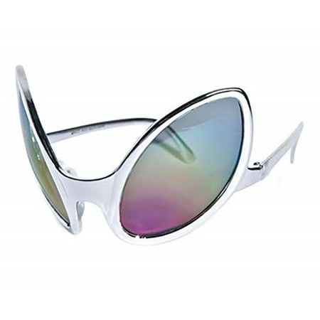 FancyPants FunTime Silver Alien Glasses Eyes Close Encounters Sunglasses