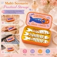 thumbnail image 5 of Sardines Travel Jewelry Case Mini Jewelry Storage Box Portable Sardine Can Jewelry Box for Rings Earrings(White), 5 of 5
