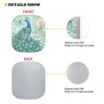 thumbnail image 4 of Jeiento Peacock Sunshade Visor 2 Pack Car Windshield Sun Shade Foldable 2-Piece Car Sunshades Easy Installation Keep Your Vehicle Cool Fit Front Window for Trucks SUV Van, 4 of 7