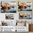 thumbnail image 4 of Designart "Marseille s Mediterranean Charm French Coastal Elegance I" France Floater Framed Wall Art Living Room, 4 of 7