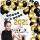 thumbnail image 5 of Billuyoard 110 Uds conjunto de globos de fiesta globos decoración de fiesta de cumpleaños globos de aire de látex de oro negro decoración del hogar con Kits de decoración para fiestas Billuyoard HA006497-00, 5 of 6