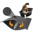 thumbnail image 1 of Cat Litter Mat Waterproof EVA Litter Mat (30 x 30 cm), 1 of 5