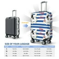 thumbnail image 4 of Fuzoiu Bulldog Friend Print Suitcase Cover,Washable Luggage Covers for Suitcase,Elastic Luggage Protector Cover,Scratch Resistant Travel Suitcase Covers-Small, 4 of 7