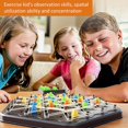 thumbnail image 3 of Triggle Game Funny Chain Triangle Game Peg Board Brain Teaser Strategy Board Game, 3 of 5