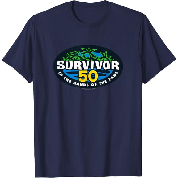 Survivor Season 50 Logo Shirt NAVY Unisex S-5XL Hot Trending Shirt, Vintage Birthday Gift