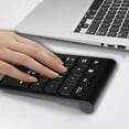 thumbnail image 3 of Inteprter Teclado negro 22 teclas MIni Numpad Teclado numérico Bluetooth Compatible con sistema Windows Android Nuevo Type3 NO3, 3 of 6