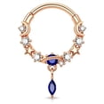 thumbnail image 1 of 1Pcs planet Septum Hoop Clickers Nose Ring Cartilage Piercing Helix Hoop Earring Tragus Jewelry Daith Hoops Rook Earring Lobe FJH, 1 of 7