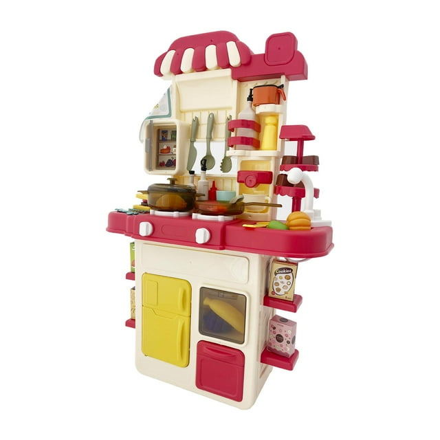 Juguete Cocina con 48 Accesorios Luz y Sonido Para Niños