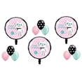 thumbnail image 1 of 12 pc KITTY CAT DIVA Purrfect Birthday Party Balloons Decoration Supplies, 1 of 1