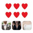 thumbnail image 2 of 6 broches de corazón rojo con forma de corazón, ideales para bodas, San Valentín, aniversarios, fiestas de disfraces, cumpleaños y regalos para hombres., 2 of 7