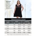 thumbnail image 4 of VEPKUL Womens Plus Size Black Dresses 4X Casual Sleeveless Summer Dresses with Pockets Loose Swing Sundress Swimsuit Cover Ups, 4 of 9