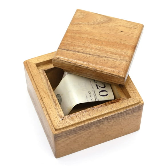 Puzzle Box BSIRI Secret Box Brain Teaser Caja de rompecabezas de madera