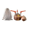 thumbnail image 2 of Horno de campamento con bolsa de almacenamiento Horno de alcohol para mochileros y picnics turísticos Marrón, 2 of 8