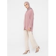 thumbnail image 4 of Dusty Rose - Crew neck - Tunic - Refka, 4 of 6