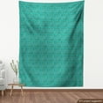 thumbnail image 4 of Ambesonne Nautical Fabric by the Yard Upholstery, Seashell Starfish Pattern, 3 Yards, Dark Seafoam Sea Green, 4 of 5