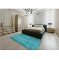 thumbnail image 4 of Ahgly Company Indoor Rectangle Patterned Dark Cyan Green Area Rugs, 2' x 3', 4 of 6