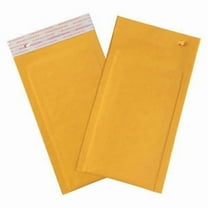 Office Depot® Brand Kraft EZ Open Tear-Tab Bubble Mailers, #000, 4" x 8", Pack Of 500
