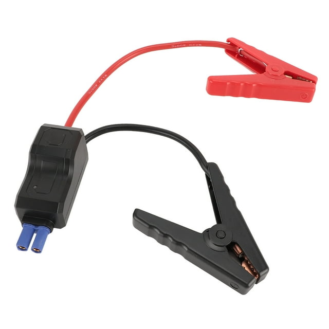 12V Rapid Car Battery Boost Starter Clamp with EC5 Connector, Sturdy Construction, Automotive Booster Clamp Cable Replacement, for 12V Portable Car Starter