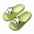 thumbnail image 3 of HCNTES Toddler Kids Unisex Slippers Soft Sole Non-Slip Sandals for Children's Summer Beach Pool Shower Indoor Comfort(L01-Green,13), 3 of 7