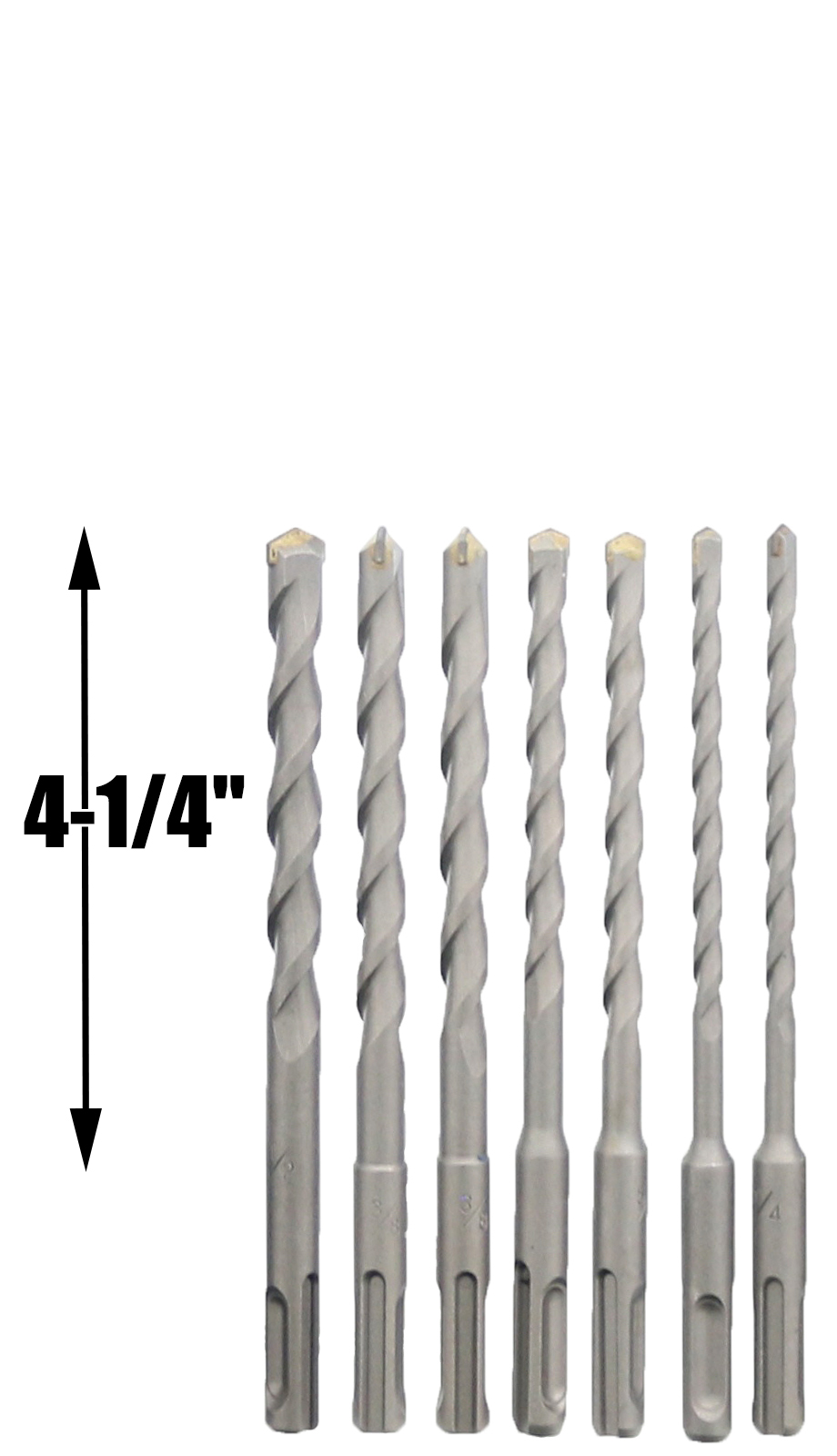 Erie Tools 20 Piece SDS Rotary Hammer Concrete Masonry Carbide Tipped Drill Bit Set fit Milwaukee® Hilti® Bosch®