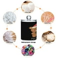 thumbnail image 4 of WOBOGO A Cute Teddy Bear Transparent Plastic Jar 2pcs Cotton Swabs Balls Pads Floss Stick Dispenser Bathroom Vanity Storage Organizer, 4 of 7