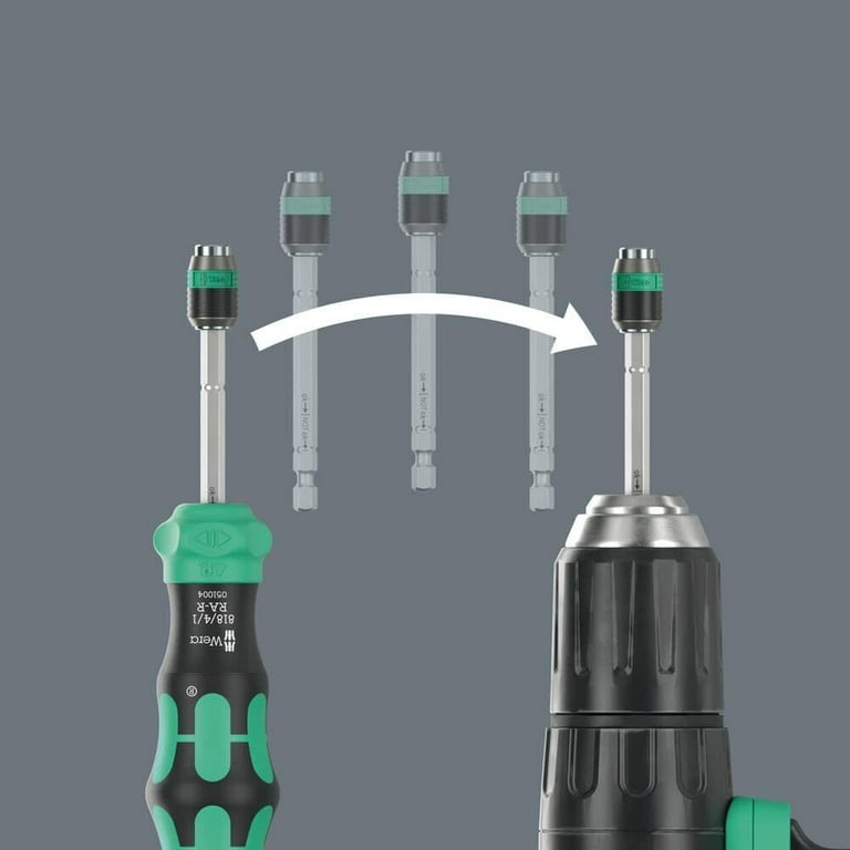 【特価商品】WERA ヴェラ 差込1/4"ビット用 Kraftform Komp Wera Kraftform Kompakt VDE Big Pack 1, 26-Pieces – Tool Nut