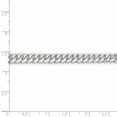 thumbnail image 2 of 925 Sterling Silver 6.4mm Polished Domed Curb Chain Necklace 18 Inch Chain Necklace for Women and Men, 2 of 2