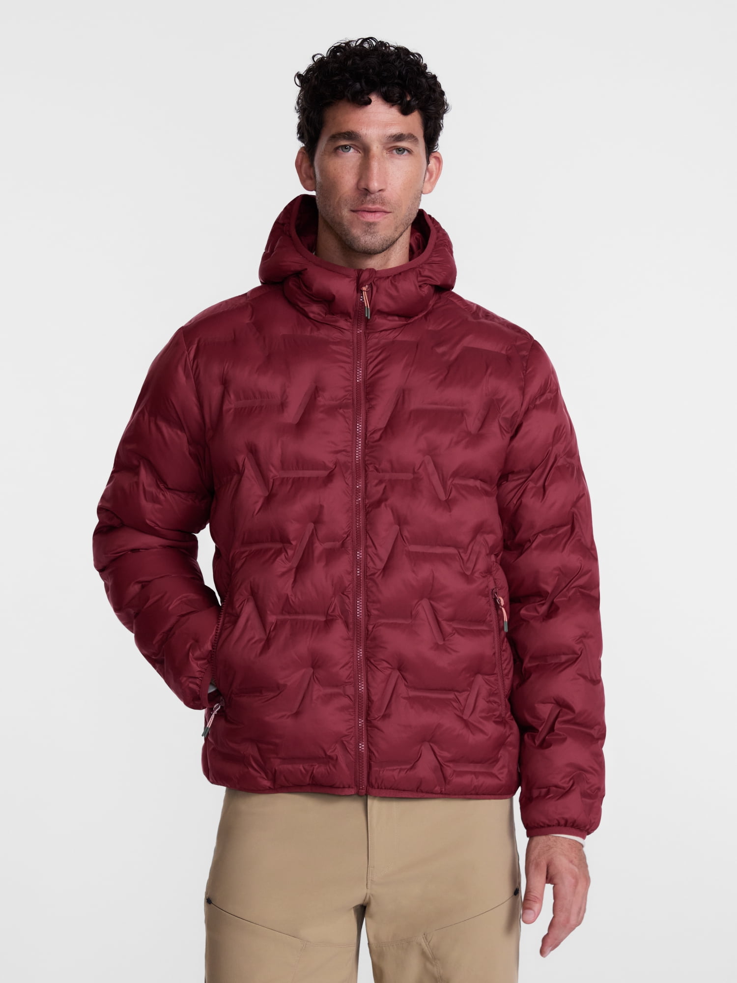 Ozark Trail Men's and Big Men's Midweight Puffer Jacket, Sizes S-3XL