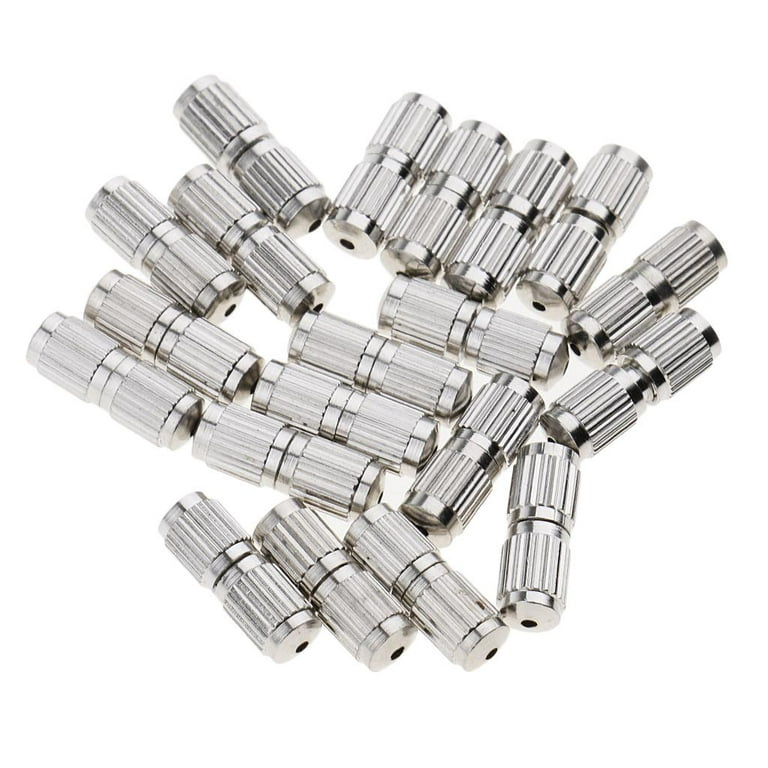 20 Pieces Screw Connection Screw Making for Perfect Crafts Jewelry Clasps
