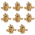 thumbnail image 3 of Estatua de elefante de resina Bling Bling decoración dorada 8 Uds, 3 of 14