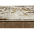thumbnail image 2 of 5â€™ x 8â€™ Brown Beige Abstract Tiles Distressed Area Rug, 2 of 6
