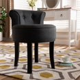 thumbnail image 2 of Baxton Studio Cerise Small Gray Fabric Accent Chair, 2 of 9
