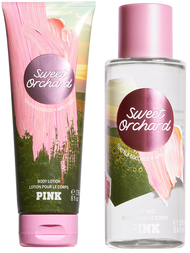 pink body mist set