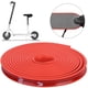 thumbnail image 2 of Tira de cubierta de protección de goma anticolisión impermeable para scooter eléctrico Xiaomi (rojo), 2 of 10