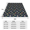 thumbnail image 2 of JUNZAN Fast Food Print Flannel Fleece Blanket Throw Blanket for Bed,Sofa,Couch,Travel,Camping(80"x60" ), 2 of 5