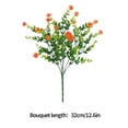 thumbnail image 2 of Worallymy Ramo de flores de plástico para el hogar oficina decoración floral artificial boda fiesta jardín flor falsa naranja Worallymy JD735806102, 2 of 6