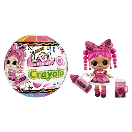 LOL Surprise Loves CRAYOLA Tots with Collectible Doll, 7 Surprises, Crayon Dolls, Limited Edition, Girls Age 3 