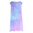 thumbnail image 4 of Hiijoy Infant Girls Tie Dyed Tank Dress Summer Casual Sleeveless Sundress, Sizes 1-14, 4 of 4