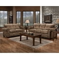 thumbnail image 4 of American Furniture Classics Traditional Microfiber Wild Horses Sofa in Brown, 4 of 15