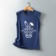thumbnail image 2 of Tops de chaleco sueltos estampados vintage para mujeres y hombres Fridja  qr3029, 2 of 4