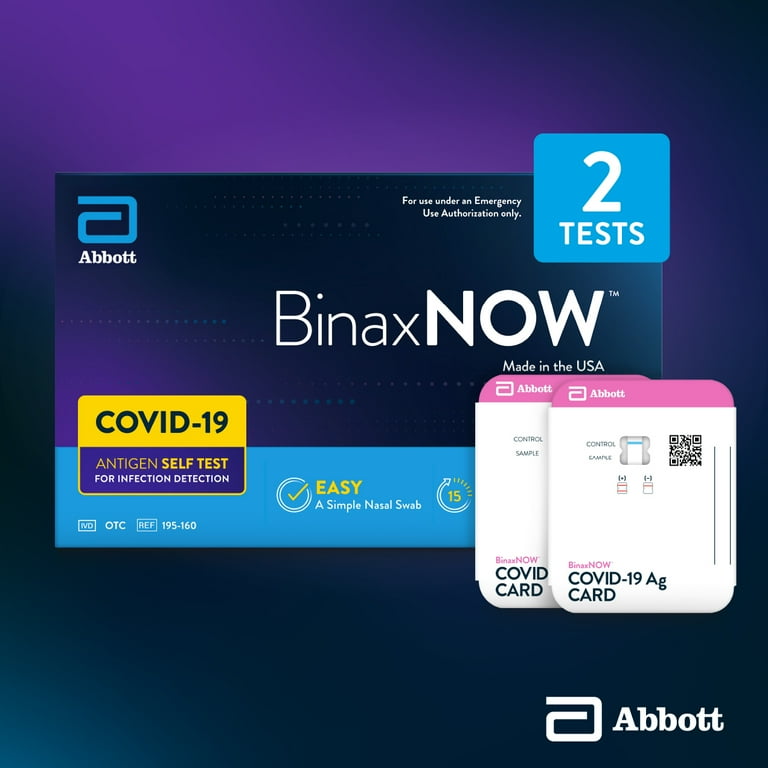BinaxNOW Rapid Antigen Test Kit - Kit for COVID-19 BinaxNOW Rapid Antigen Test Kit - Kit for COVID-19