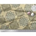thumbnail image 3 of Soimoi polyester Crepe Fabric Floral Mandala Print Fabric by Yard 52 Inch Wide, 3 of 3