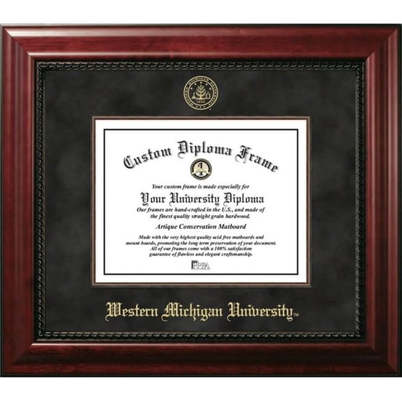 Campus Images MI981EXM-1185 11 x 8.5 in. Western Michigan University Executive Diploma Frame