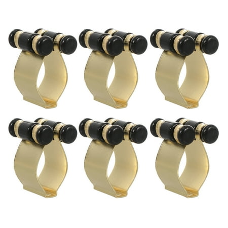 Troglfold Rod Display Rack 6pcs Wall Type Fishing Rod Clip Club Display Rack Outdoor Fishing Pole Gripper 1.46 X0.98 X0.71