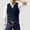 Navy, variant on Mens Vests Casual Qiggri Men's New Fashion Blazer Solid Breasted Slim Waistcoat V-Neck Tank Top Suit Vest For Men